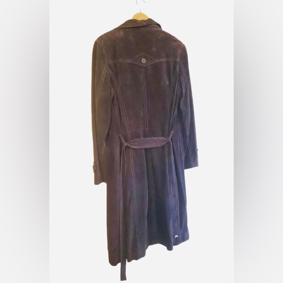 Vintage Danier Purple Suede Leather Jacket - Picture 4 of 16